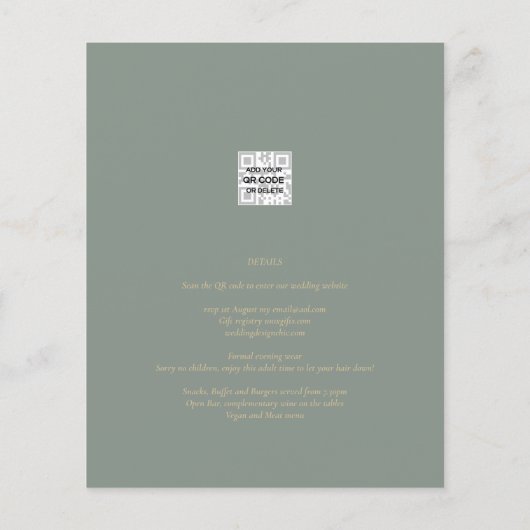 LeahG Summer Boho Blume Wedding (Rückseite)