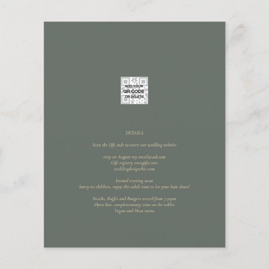 LeahG Summer Boho Blume Wedding (Rückseite)