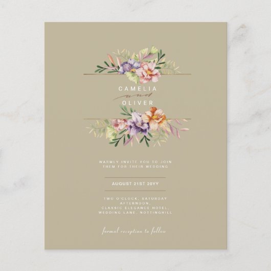 LeahG Summer Boho Blume Wedding (Vorderseite)