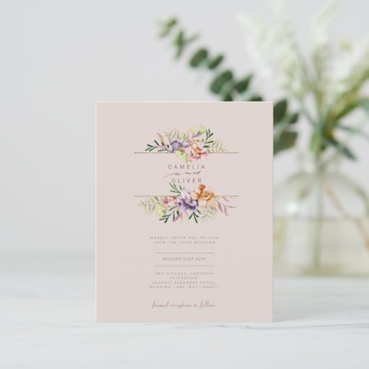 LeahG Summer Boho Blume Wedding (Stehend Vorderseite)