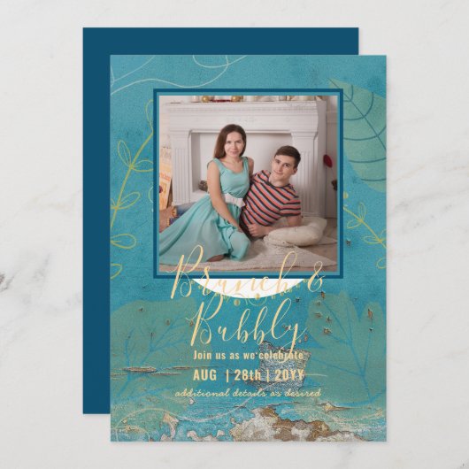 LeahG Trending Brunch Bubbly FOTO Wedding (Vorne/Hinten)