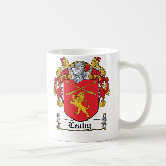 Leahy Familienwappen Kaffeetasse (Rechts)