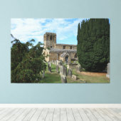 Leake Medieval English Church Leinwanddruck (Insitu (Holzboden))