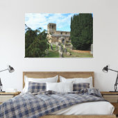 Leake Medieval English Church Leinwanddruck (Insitu (Schlafzimmer))