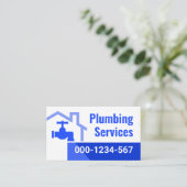 Leaking Faucet From Building Frame Visitenkarte (Stehend Vorderseite)