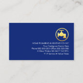 Leaking Home Pipe Frame Visitenkarte (Rückseite)