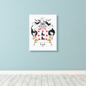 Leal-Familienwappen Leinwanddruck (Insitu (Holzboden))