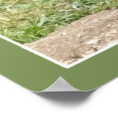 Lean am Text Poster (Ecke)