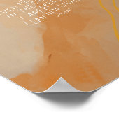 Lean in Light - Inspiration Zitat Positive Kunst Poster (Ecke)