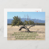 Lean Not on your own Understanding Postkarte (Vorne/Hinten)