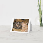 Lean On Me Note Card Karte (Vorderseite)