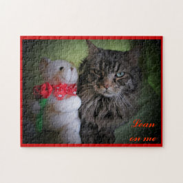 Lean on me(ow) puzzle