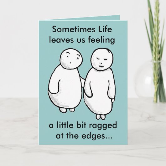 Lean on me - wenn Sie sich niederlassen Karte (Vorderseite)