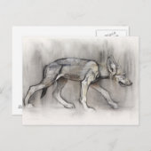 Lean Pup Postkarte (Vorne/Hinten)