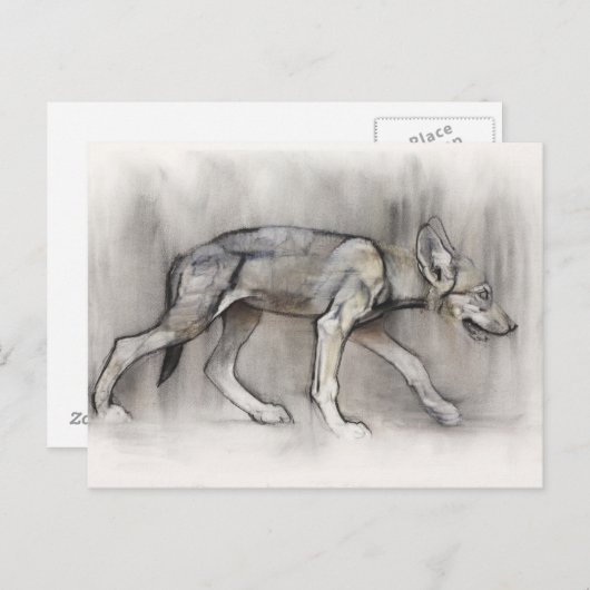 Lean Pup Postkarte (Vorne/Hinten)