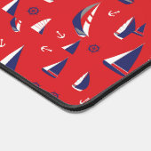 Lean Sailboat Pattern Schreibtischunterlage (Ecke)