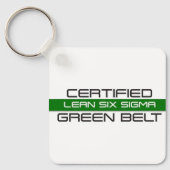 Lean Six Sigma Certified Green Belt Schlüsselanhänger (Vorderseite)