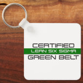 Lean Six Sigma Certified Green Belt Schlüsselanhänger (Vorderseite)