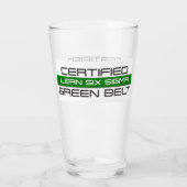 Lean Six Sigma Green Belt Glas (Rückseite)