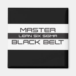 Lean Six Sigma Master Black Belt Magnet