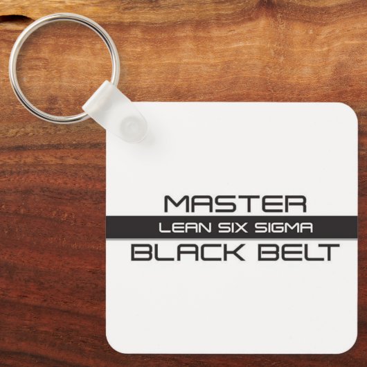 Lean Six Sigma Master Black Belt Schlüsselanhänger (Vorderseite)