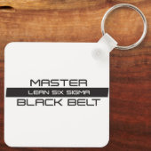 Lean Six Sigma Master Black Belt Schlüsselanhänger (Rückseite)