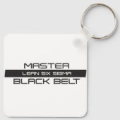 Lean Six Sigma Master Black Belt Schlüsselanhänger (Rückseite)