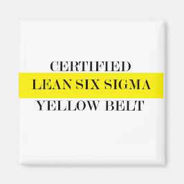 Lean Six Sigma Yellow Belt Magnet