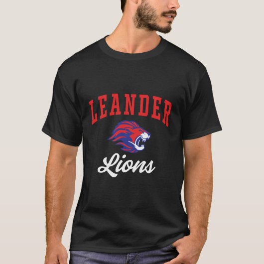 Leander High School Lions C3 T-Shirt (Vorderseite)
