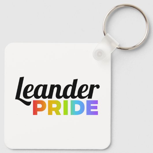 Leander Pride Keychain Schlüsselanhänger (Rückseite)