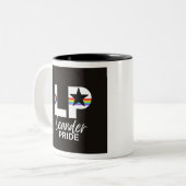 Leander PRIDE Merch! Zweifarbige Tasse (Vorderseite Links)
