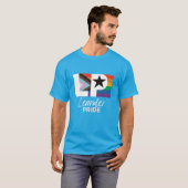 Leander PRIDE Progressive Flag T - Shirt (Vorne ganz)