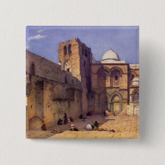 Leander Russ Die Kirche des Heiligen Grabes Button (Vorderseite)
