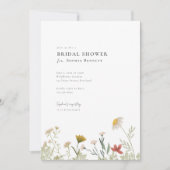 Leander Wildblume Brautparty Einladung (Vorderseite)