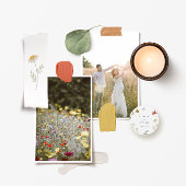 Leander Wildblume Wedding Einladung