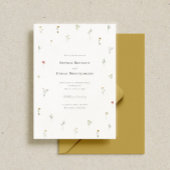 Leander Wildblume Wedding Einladung