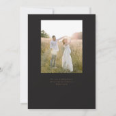 Leander Wildblume Wedding Einladung (Rückseite)