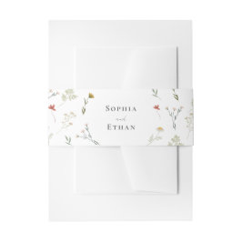 Leander Wildblume Wedding Einladungsbanderole