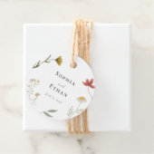 Leander Wildblume Wedding Geschenkanhänger (Beispiel)