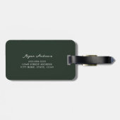 Leander-Wildblumen Gepäckanhänger (Rückseite horizontal)