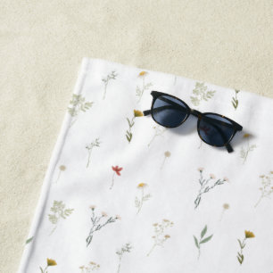 Leander-Wildblumen Strandtuch