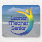 Leaner Gemeiner Senior Mouse Pad, Siesta Key Editi Mousepad (Vorne)