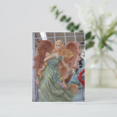 Leaning Angel Postkarte (Stehend Vorderseite)