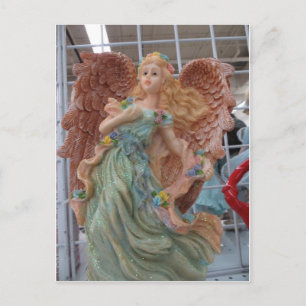 Leaning Angel Postkarte