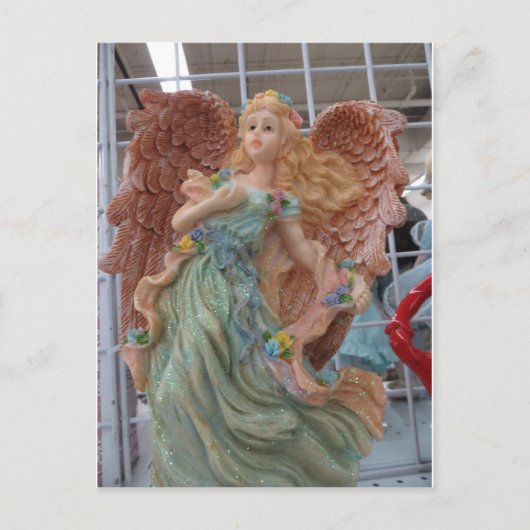 Leaning Angel Postkarte (Vorderseite)