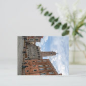 Leaning Bell Tower of Santo Stefano Venice Italy Postkarte (Stehend Vorderseite)