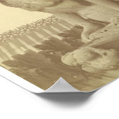 Leaning Gargoyles Poster (Ecke)