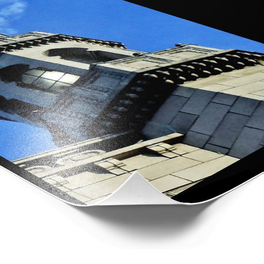 Leaning Minaret Fotodruck (Ecke)