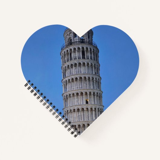 Leaning Tower at Dusk Notizblock (Vorderseite)