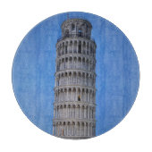 Leaning Tower at Dusk Schneidebrett (Vorderseite)
